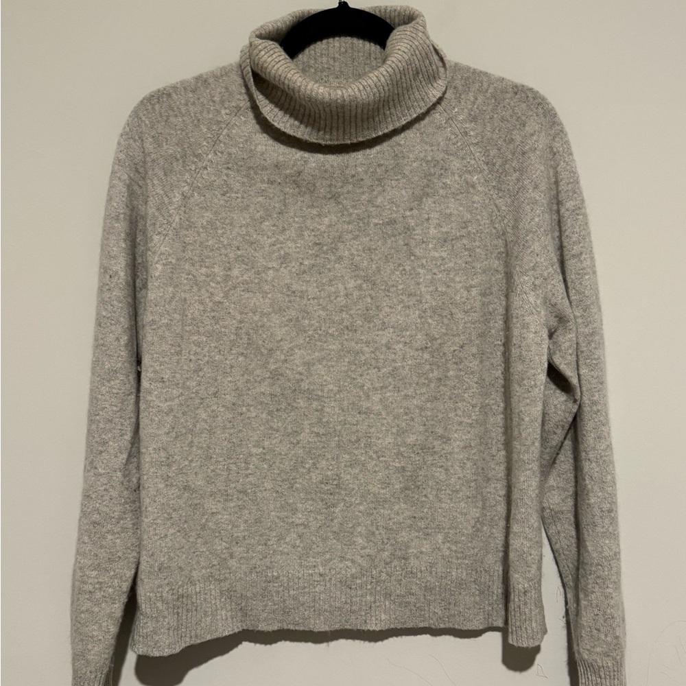 Apostrophe Light Gray Cowl Neck Sweater